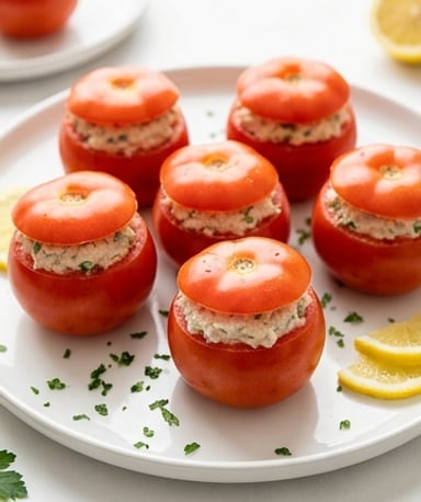 tomates-farcies-au-thon-et-fromage-frais cover