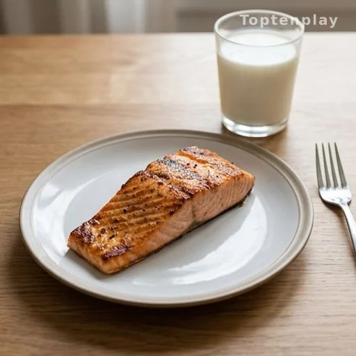 Grilled salmon and fortified milk, dietary sources of Vitamin D for older adults