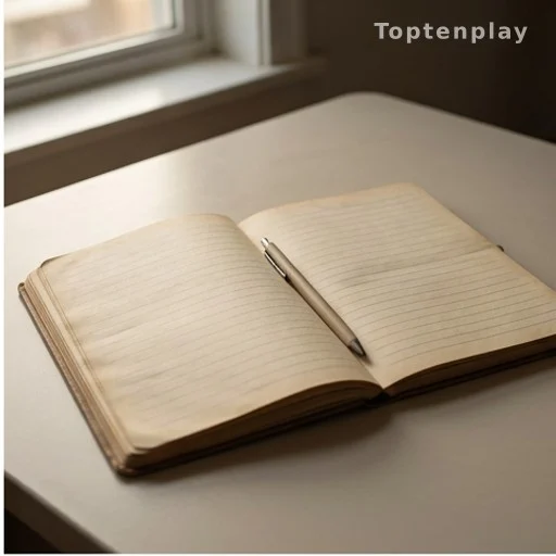 Open journal and pen representing self-reflection and processing regret after intimacy