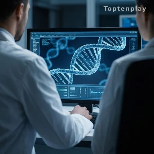 Scientist analyzing genetic data linked to autism spectrum disorder research