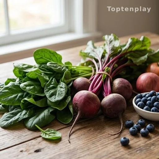 Fresh vegetables and fruits that can influence stool color