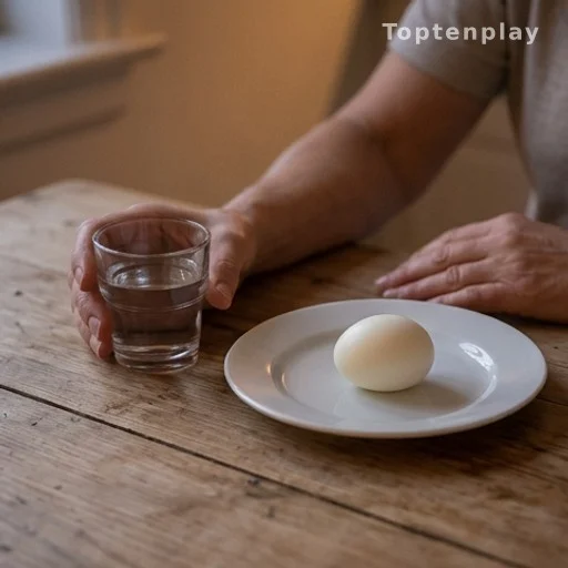 Evening meal with egg for overnight blood sugar stabilization and sleep
